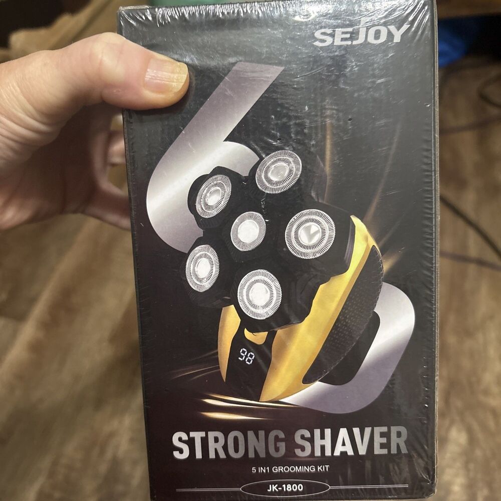 Strong Shaver 5-in-1 Grooming Kit By Sejoy Wet Dry Shaver